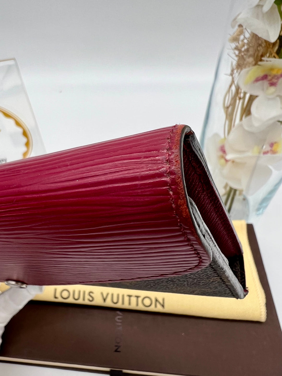 LOUIS VUITTON FUCHIA EPI MARIE WALLET