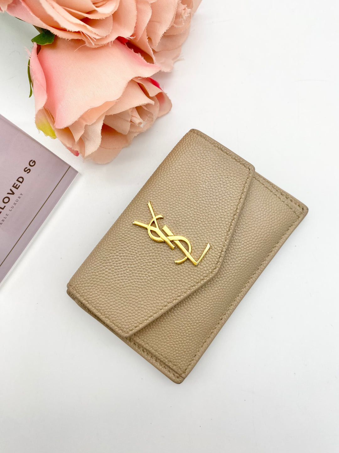 YVES SAINT LAURENT CARD HOLDER POUCH