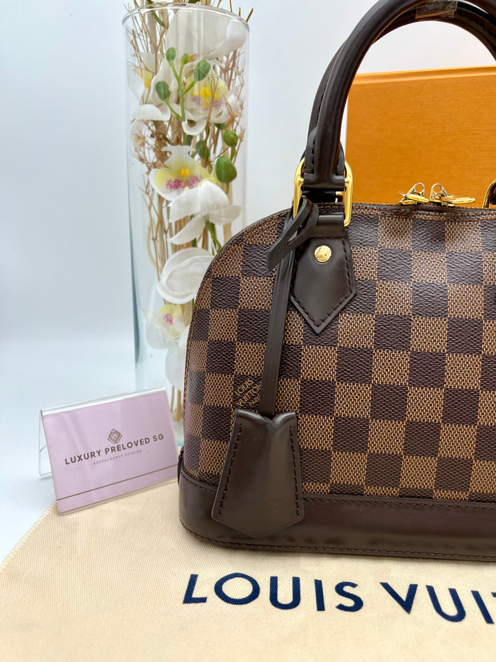 LOUIS VUITTON ALMA BB DAMIER EBENE