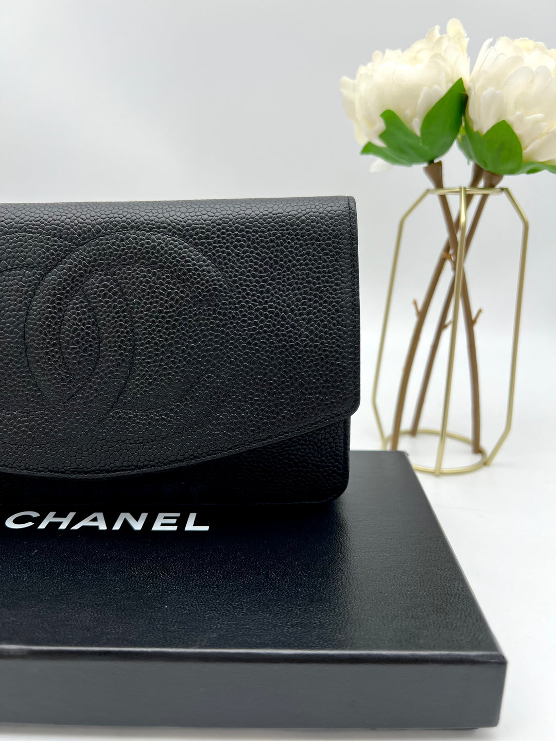 CHANEL CAVIAR TIMELESS CLUTCH