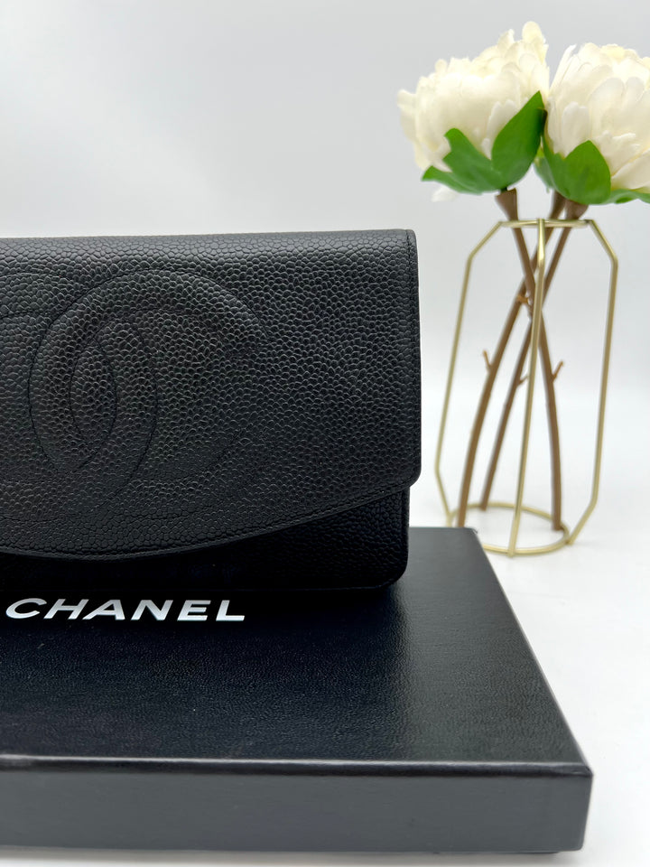CHANEL CAVIAR TIMELESS CLUTCH