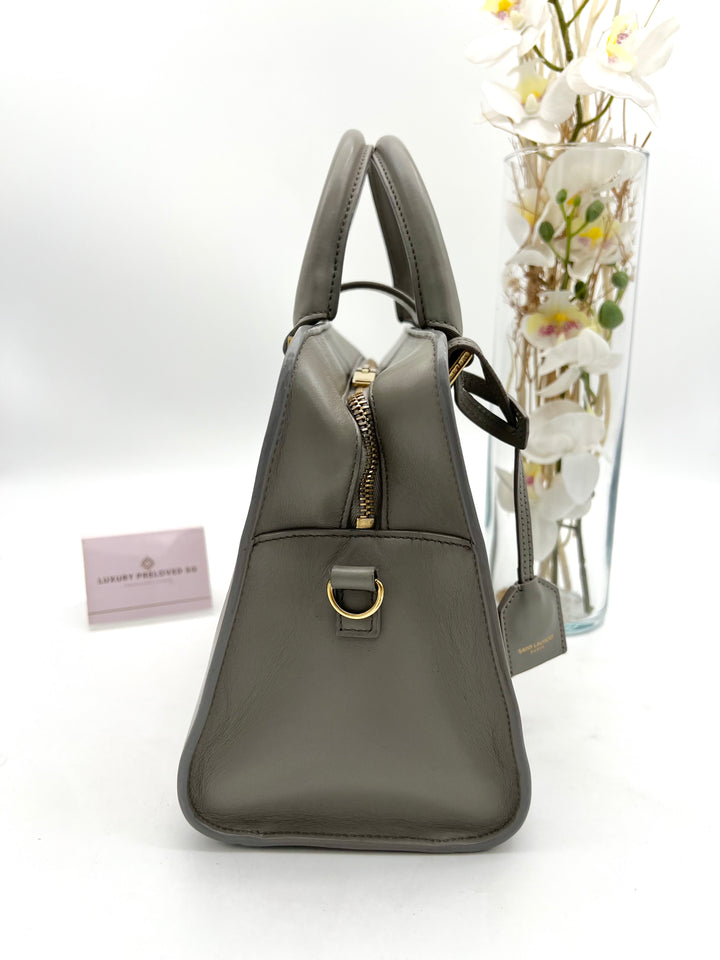 YVES SAINT LAURENT MONOGRAM CABAS BAG