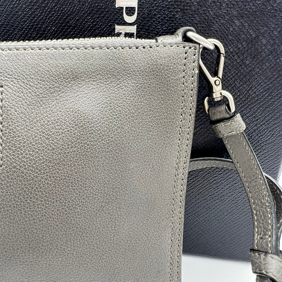 PRADA ETIQUETTE LEATHER BAG