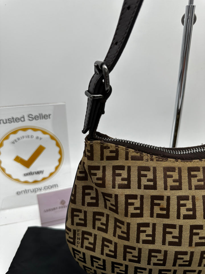 FENDI ZUCCA SADDLE BAG