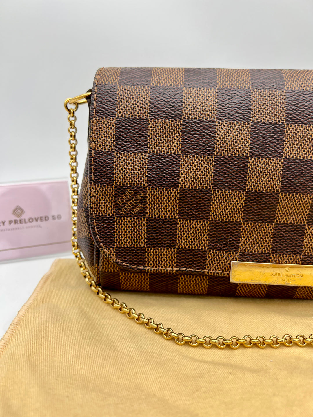 LOUIS VUITTON FAVOURITE PM DAMIER EBENE