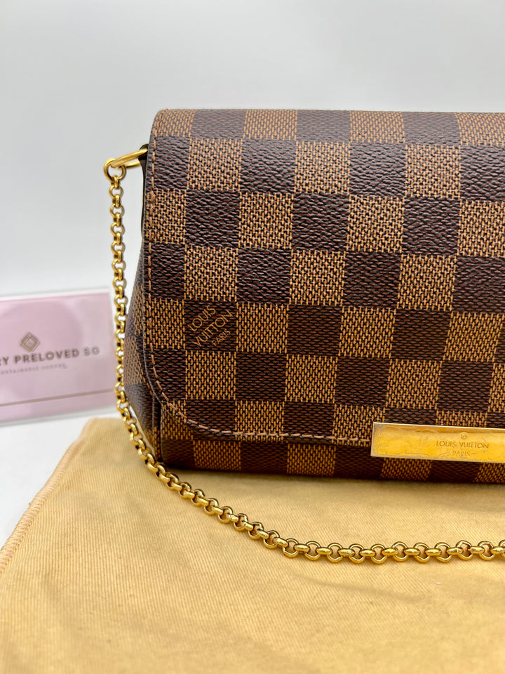 LOUIS VUITTON FAVOURITE PM DAMIER EBENE