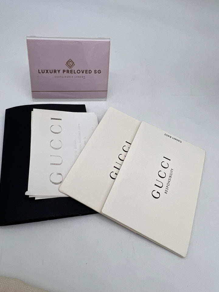 GUCCI MARMONT QUILTED TOP HANDLE GHW SHOULDER BAG