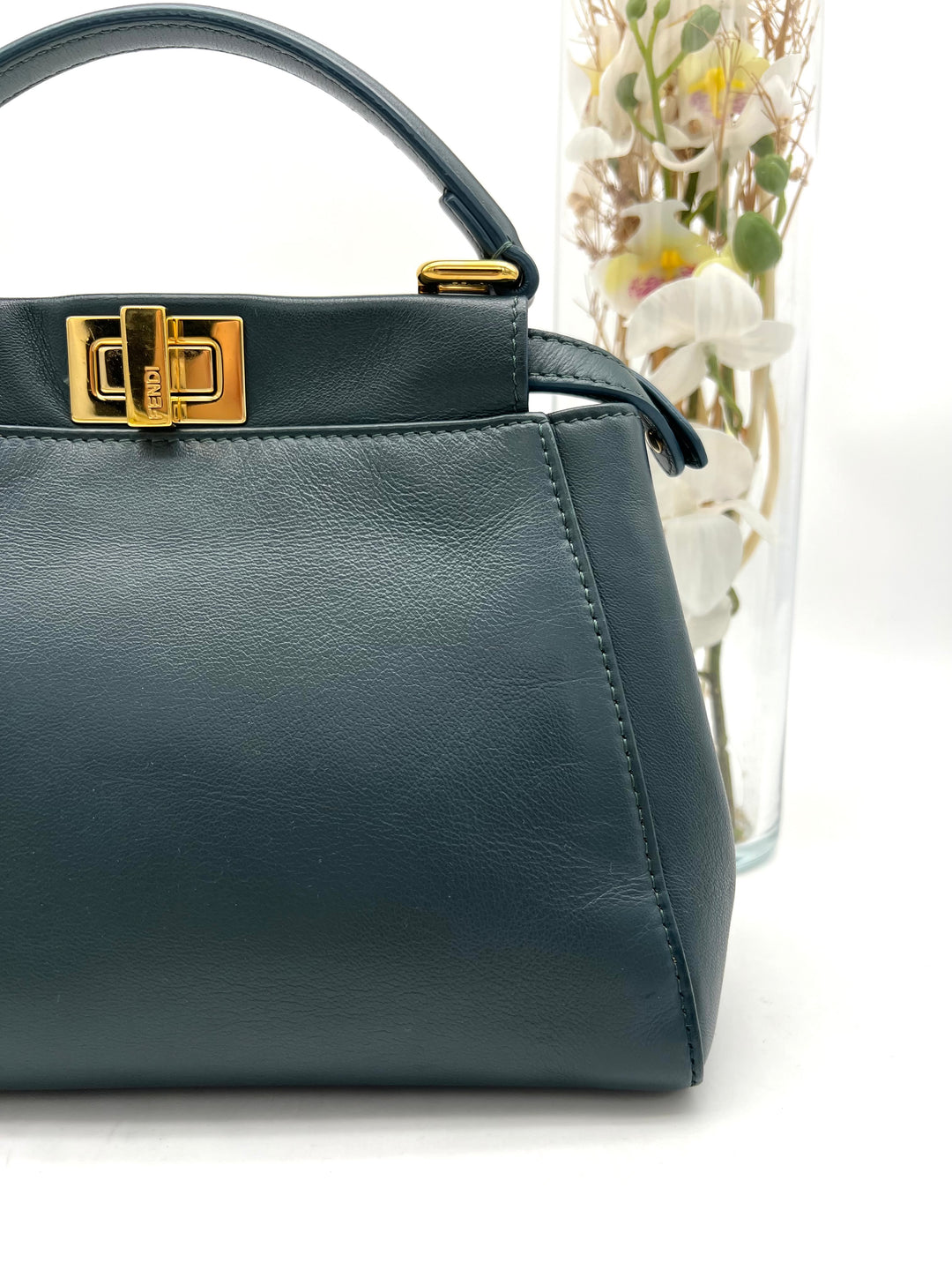 FENDI PEEKABOO SOFT LEATHER MINI