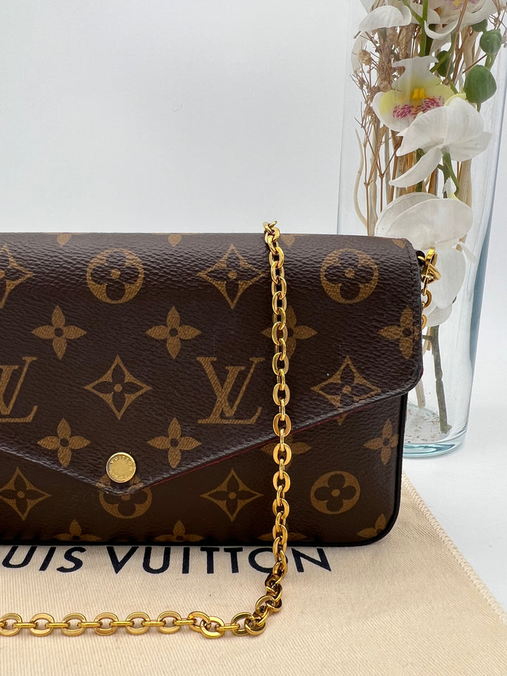 LOUIS VUITTON FELICIE DAMIER EBENE