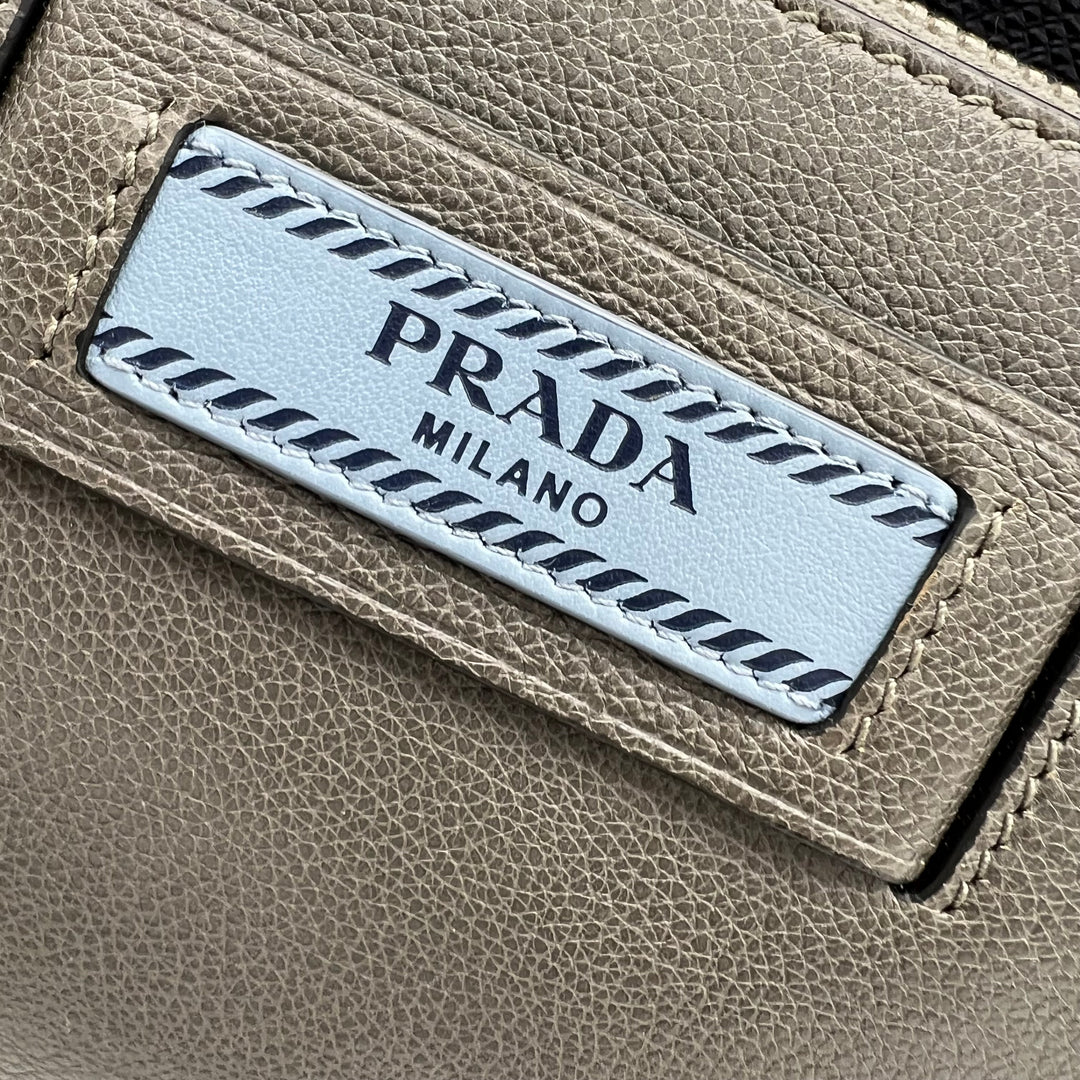 PRADA ETIQUETTE LEATHER BAG