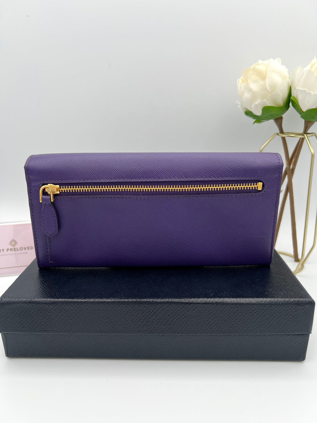 PRADA WALLET 2 TONED SAFFIANO LEATHER