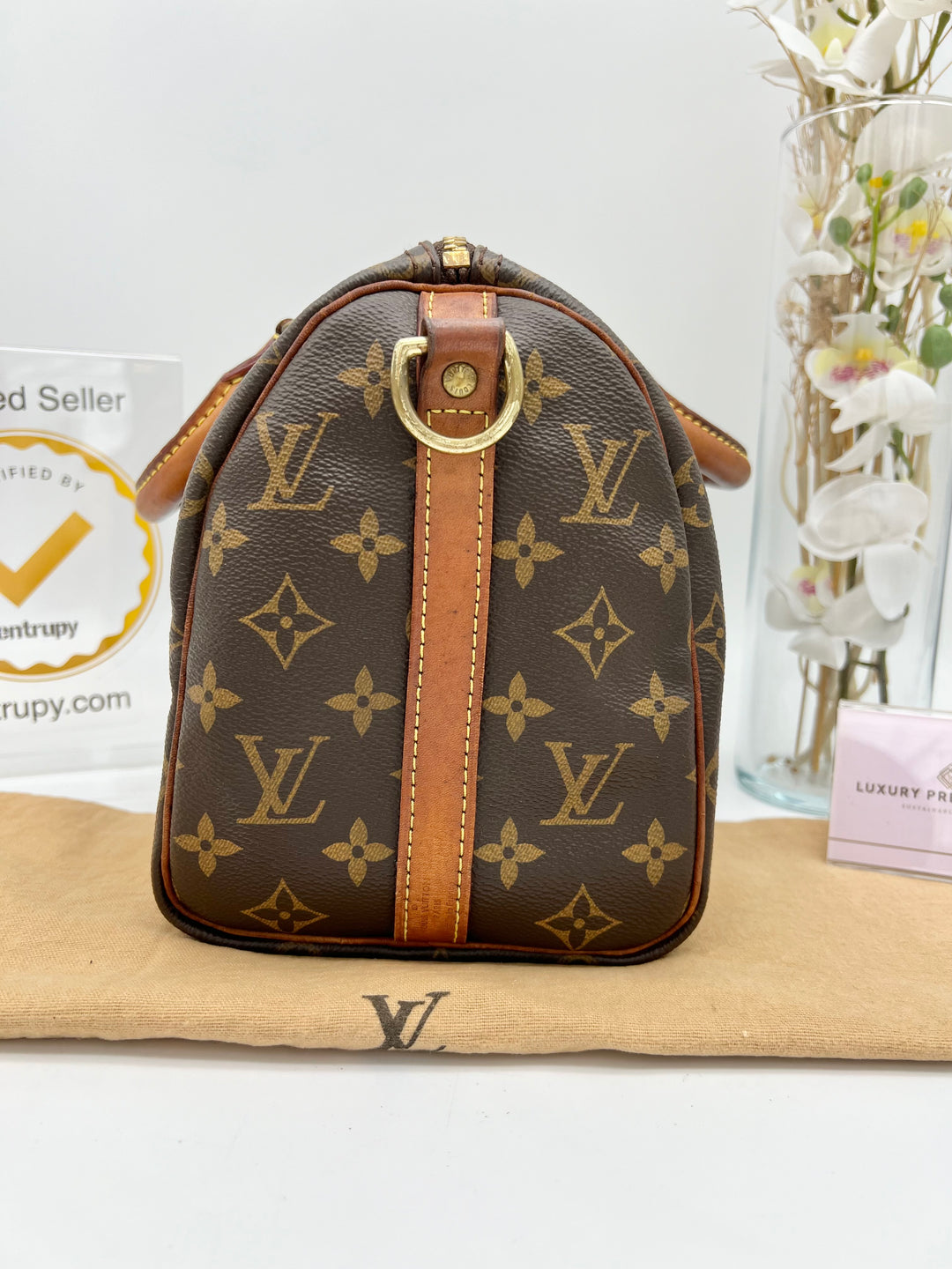 LOUIS VUITTON BANDOLIER SPEEDY 25 MONOGRAM