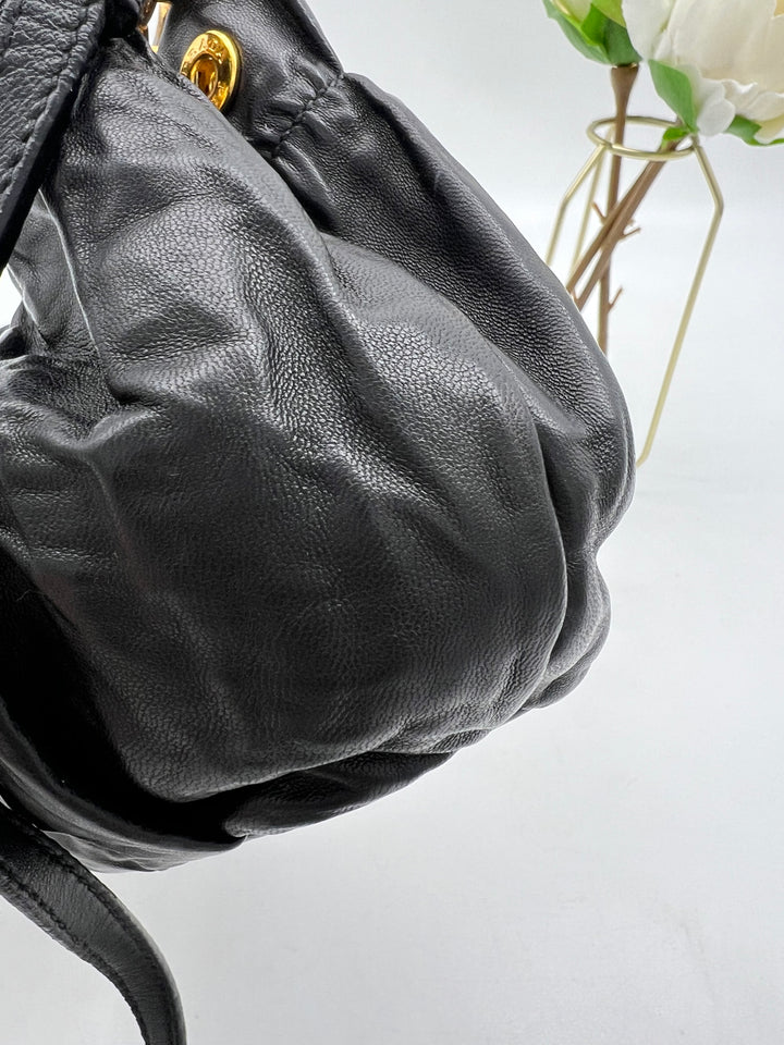 PRADA ANTIQUE NAPPA BANDOLIERS SLING BAG
