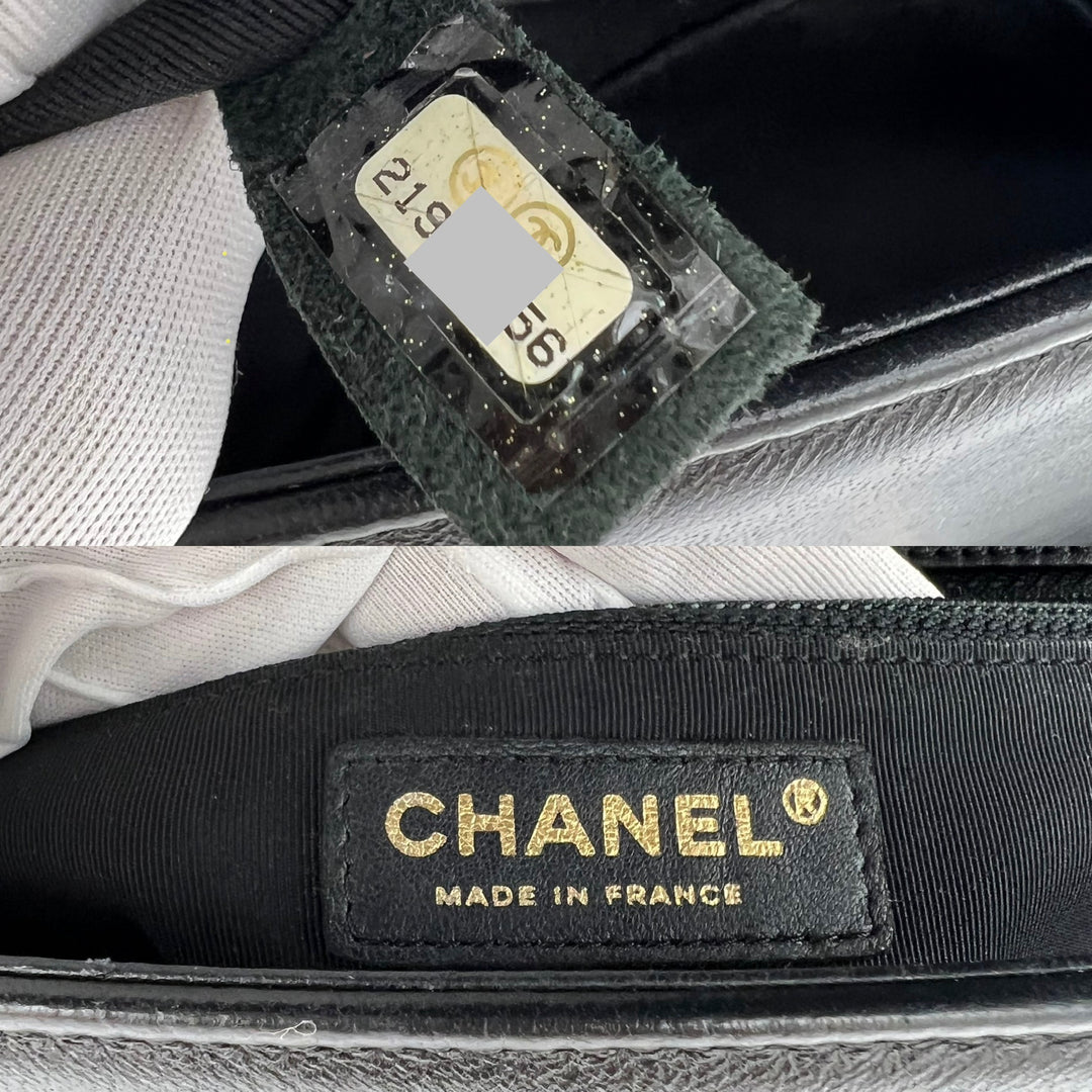 CHANEL LAMBSKIN NEW MEDIUM BOY GHW