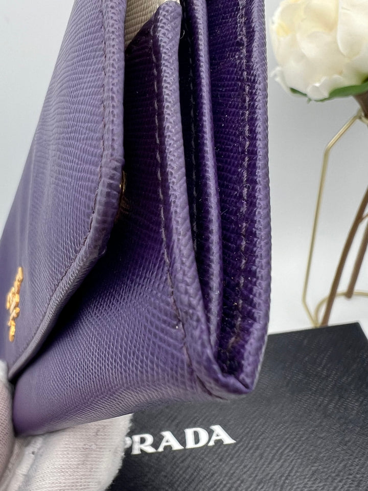 PRADA WALLET 2 TONED SAFFIANO LEATHER
