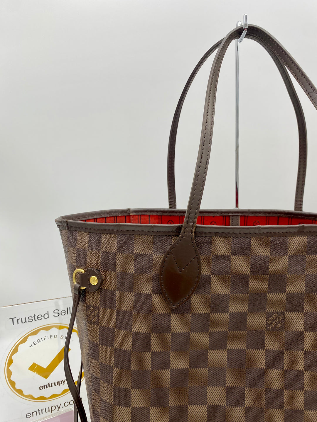 LOUIS VUITTON NEVERFULL MM DAMIER EBENE