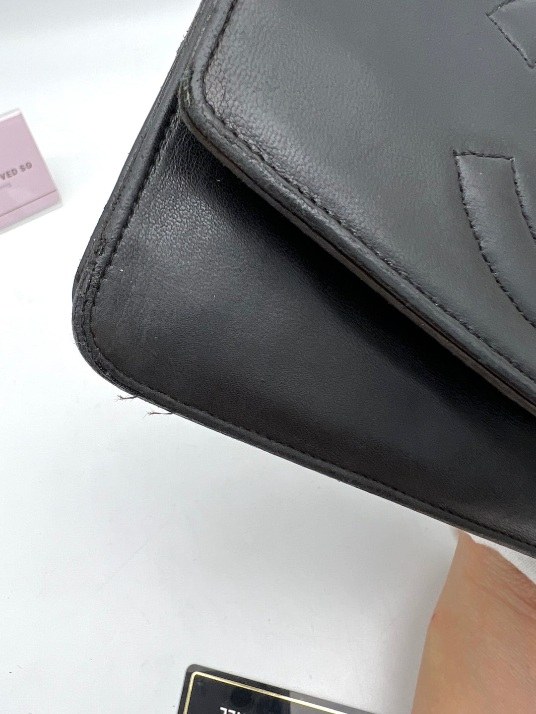 CHANEL LAMBSKIN TIMELESS CLUTCH