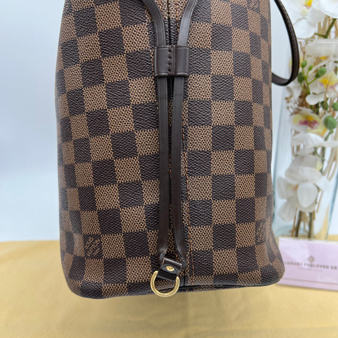 LOUIS VUITTON NEVERFULL MM DAMIER EBENE