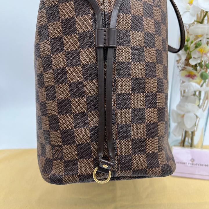 LOUIS VUITTON NEVERFULL MM DAMIER EBENE