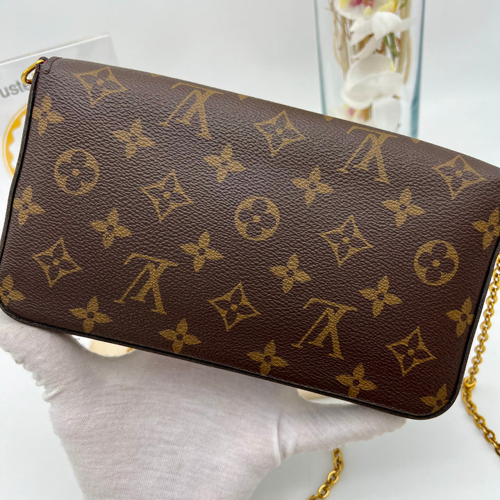 LOUIS VUITTON FELICIE MONOGRAM( RFID )