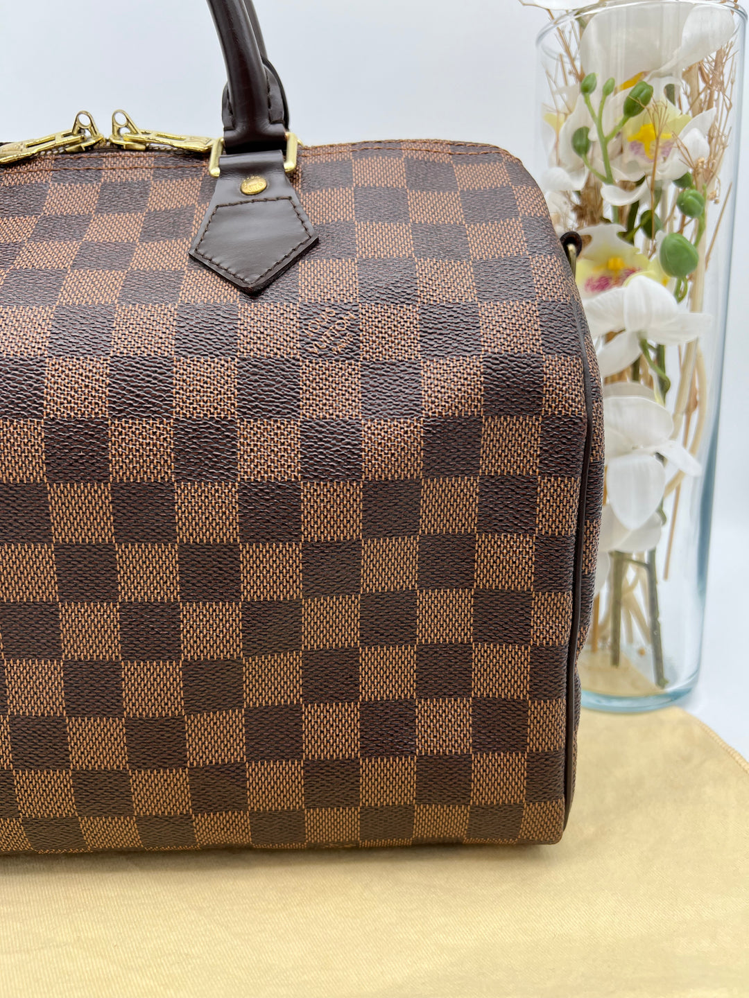 LOUIS VUITTON BANDOULIERE 30 DAMIER EBENE