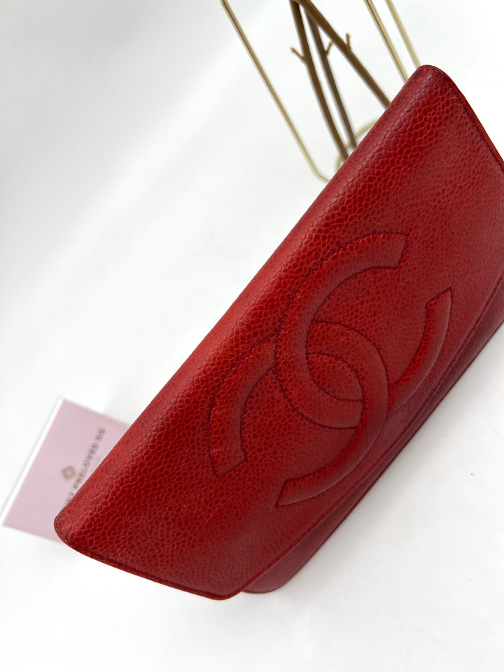 CHANEL CAVIAR TIMELESS CLUTCH