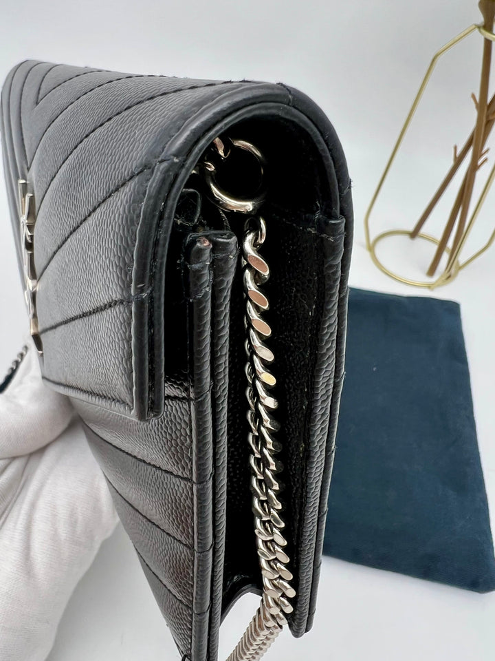 YVES SAINT LAURENT MONOGRAM ENVELOPE