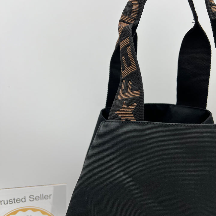 FENDI TOTE BAG NYLON BLACK