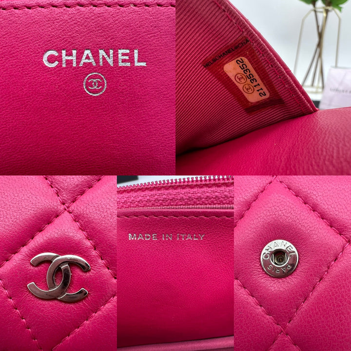 CHANEL WALLET ON CHAIN LAMBSKIN