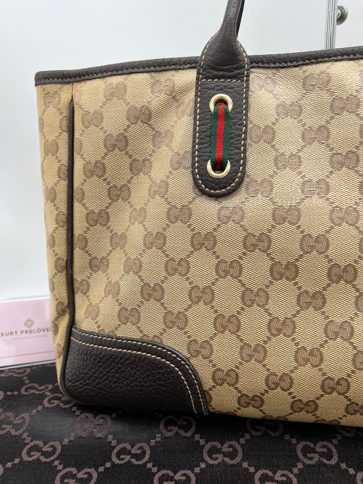 GUCCI GG MONOGRAM TOTE PVC