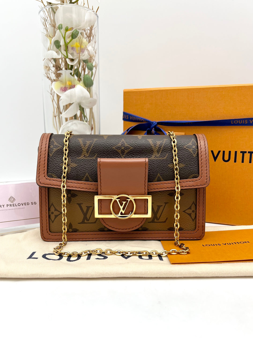 LOUIS VUITTON DAUPHINE WALLET ON CHAIN (RFID)