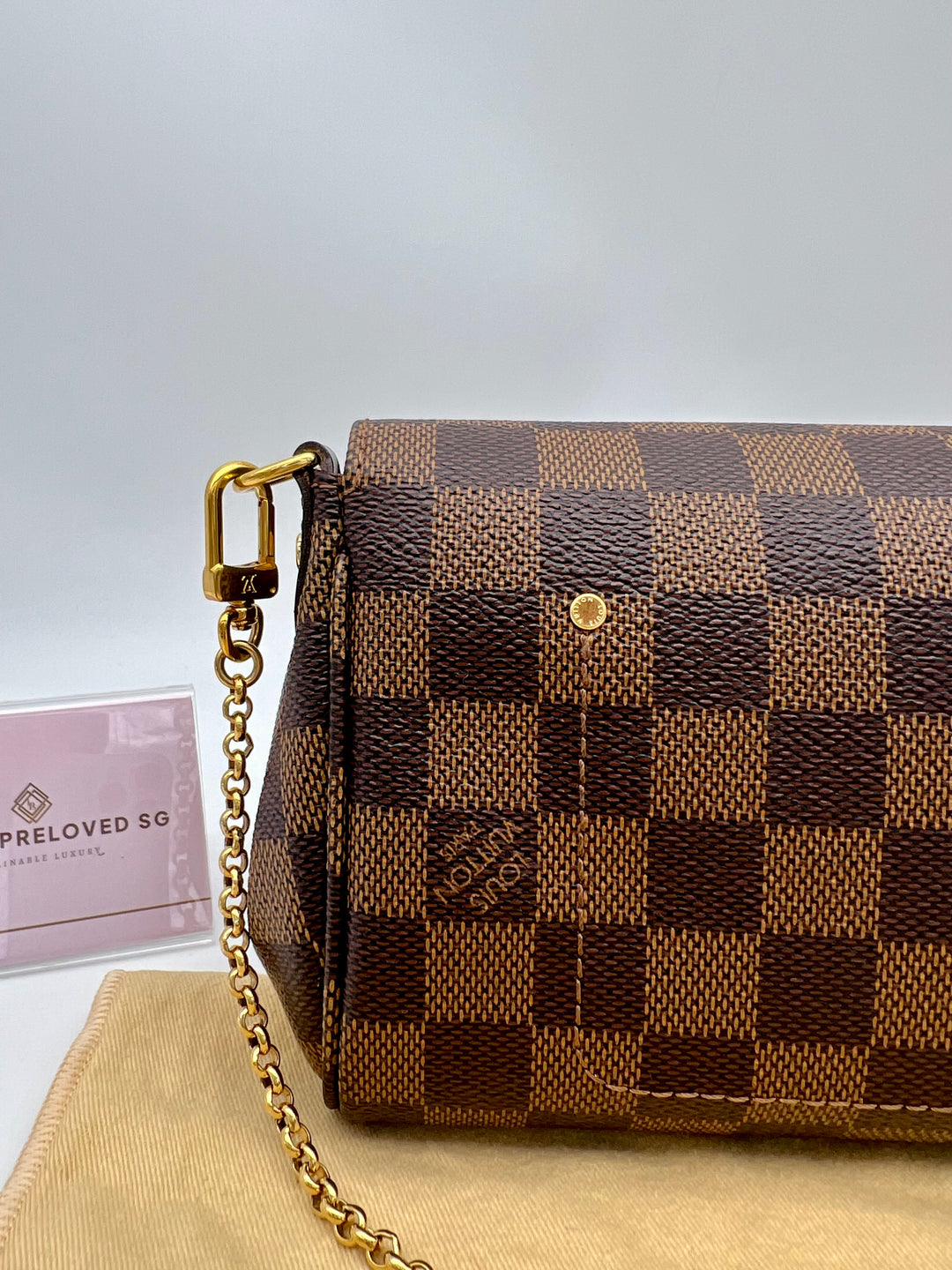 LOUIS VUITTON FAVOURITE PM DAMIER EBENE