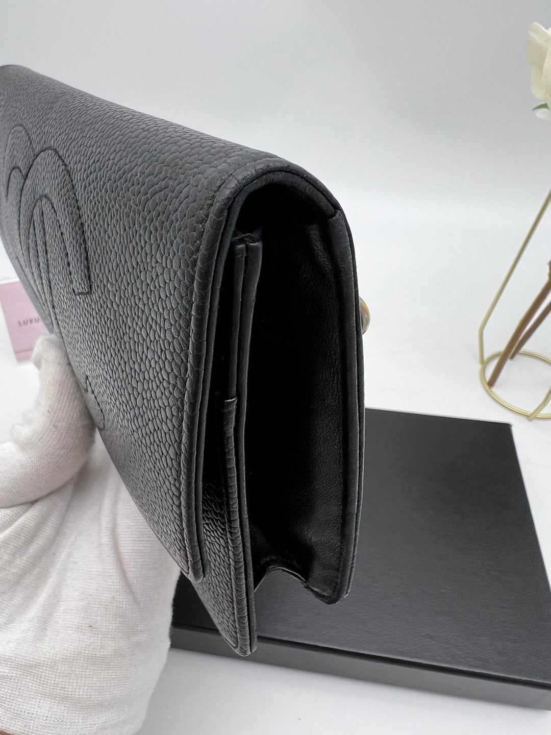 CHANEL CAVIAR TIMELESS CLUTCH