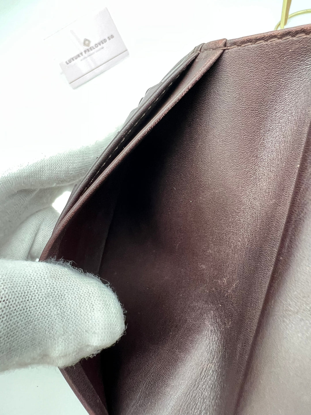 LOUIS VUITTON KISSLOCK WALLET VERNIS