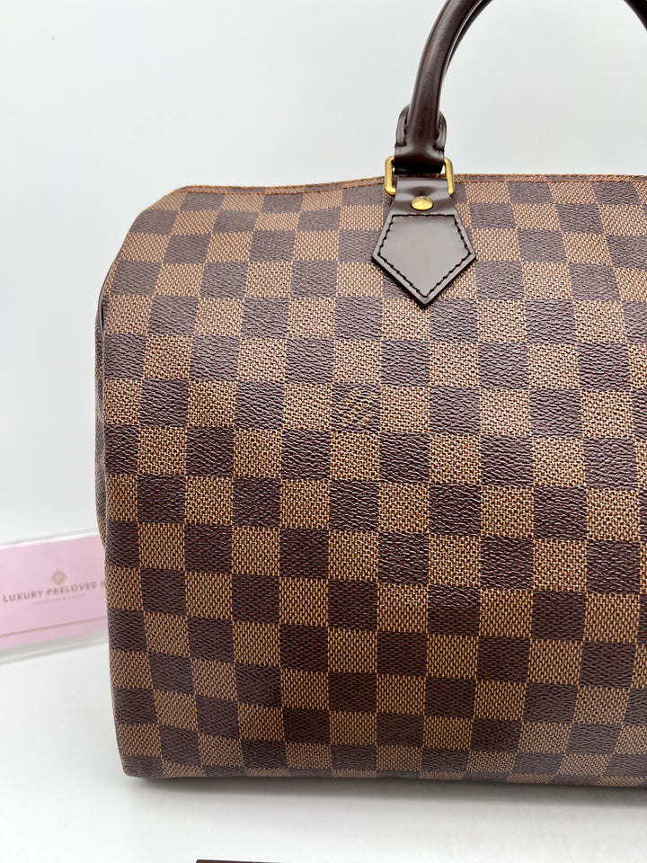 LOUIS VUITTON SPEEDY 35 DAMIER EBENE