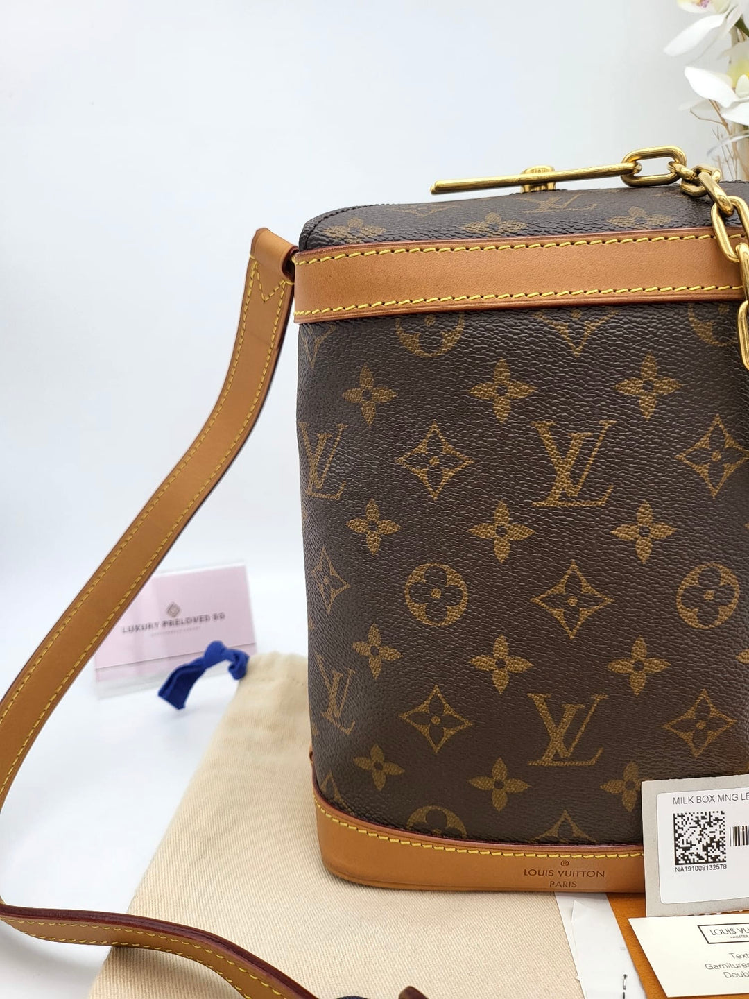 LOUIS VUITTON MONOGRAM MILK BOX