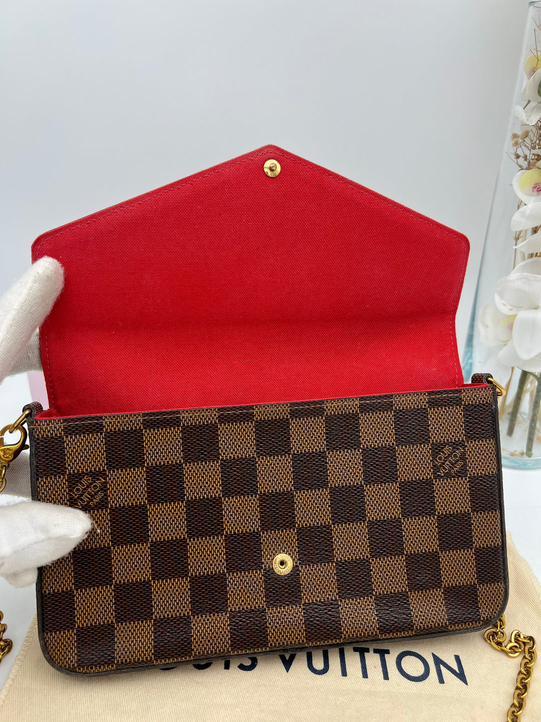 LOUIS VUITTON FELICIE DAMIER EBENE