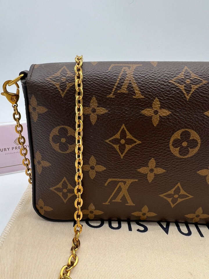 LOUIS VUITTON FELICIE DAMIER EBENE