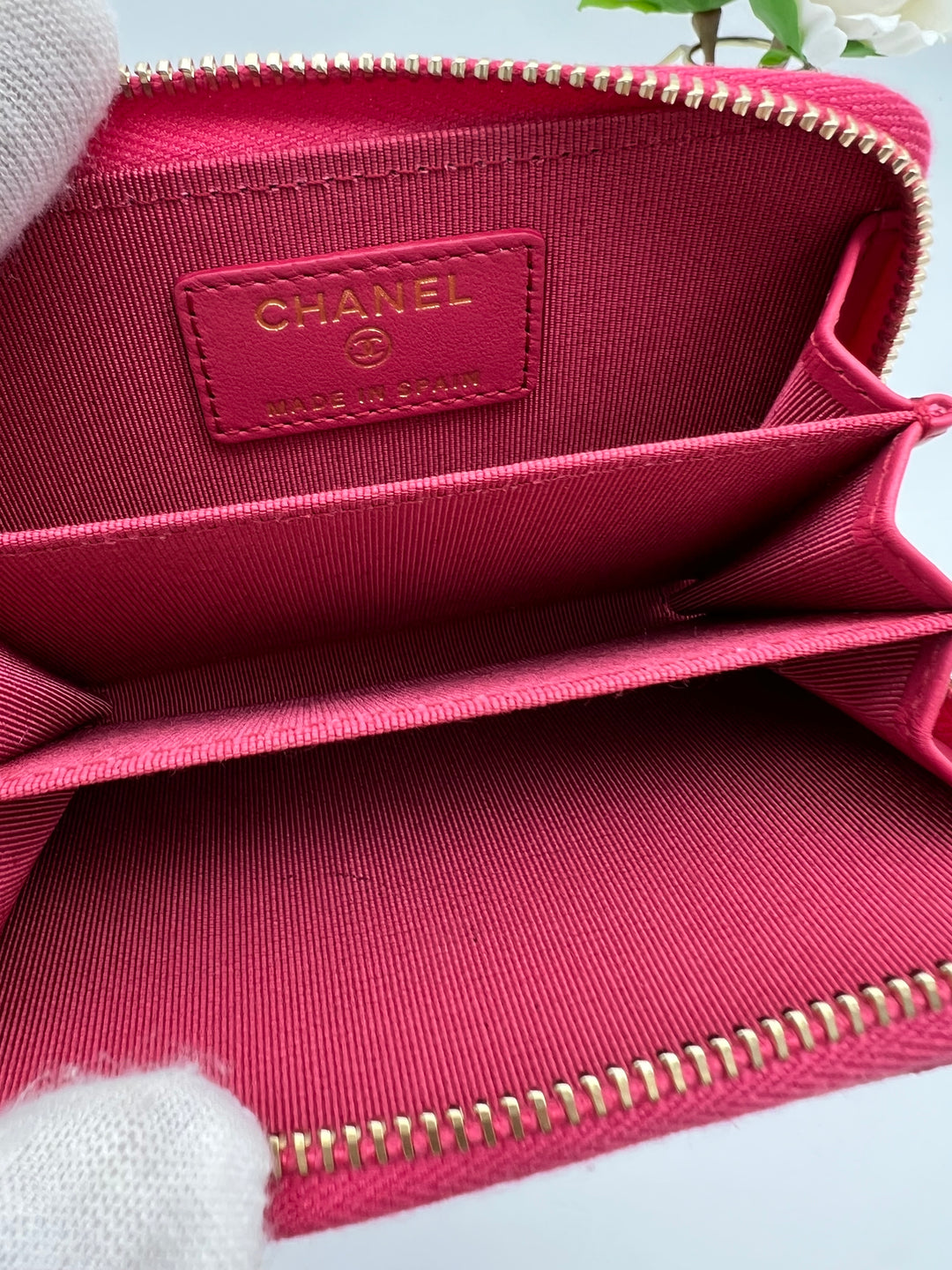 CHANEL CLASSIC ZIP COIN WALLET