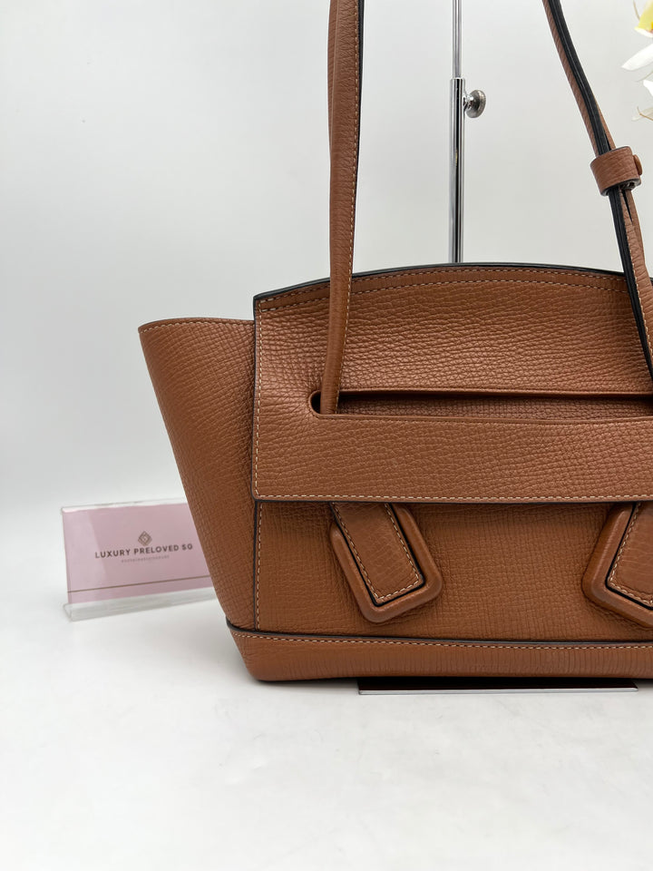 BOTTEGA VENETA ACRO GRAINY CALFSKIN