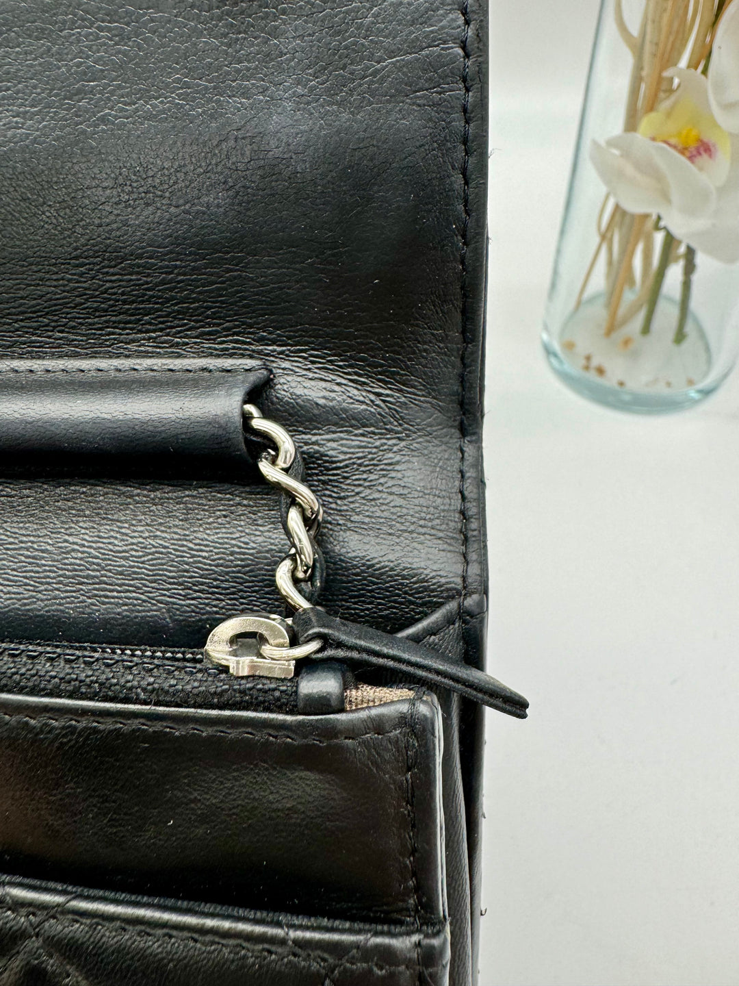 CHANEL WALLET ON CHAIN LAMBSKIN