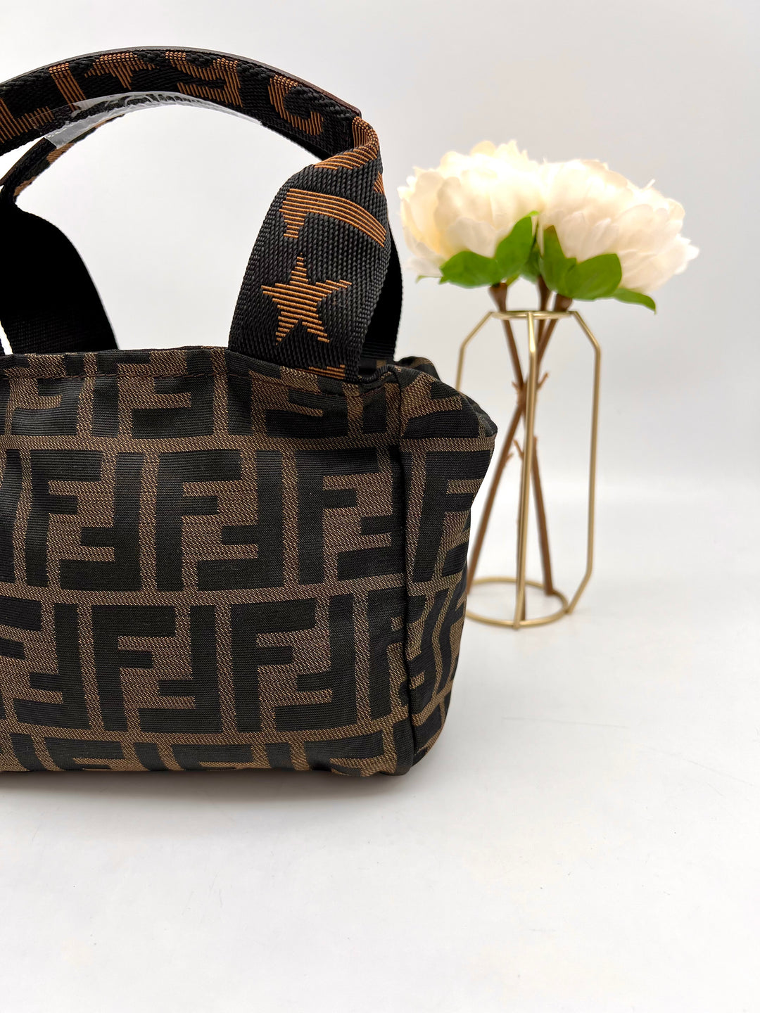 FENDI CANVAS SMAL HANDBAG