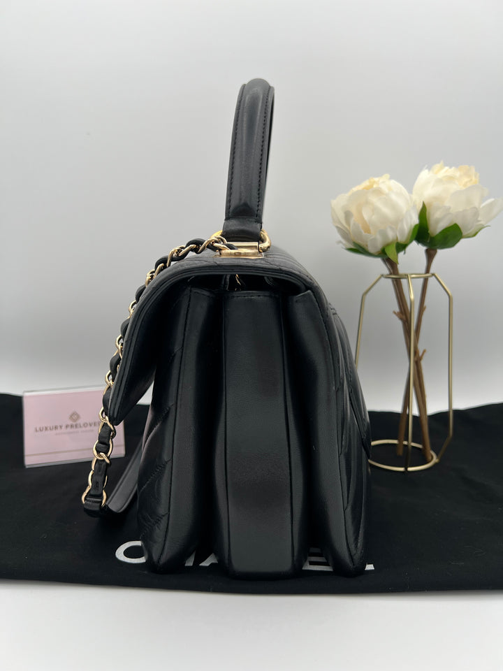 CHANEL TRENDY CHEVRON LAMBSKIN NO.25