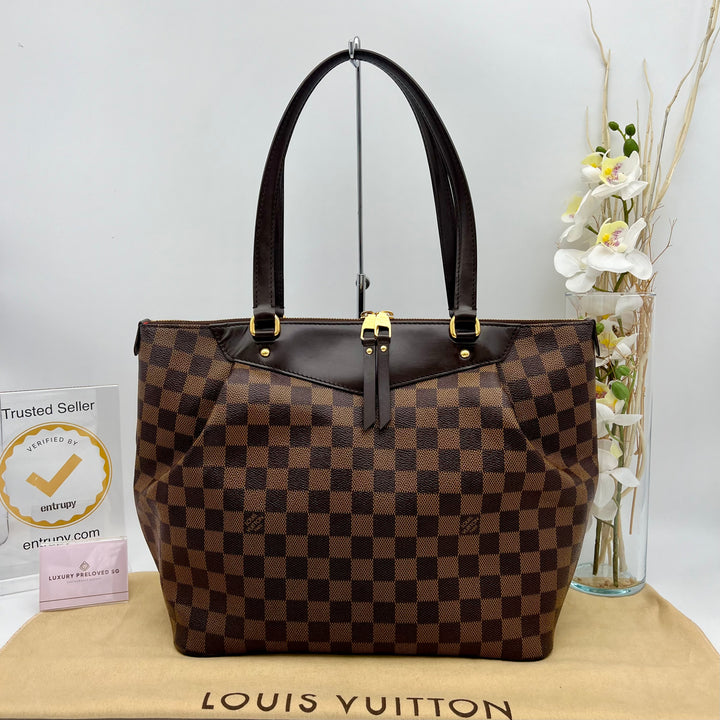 LOUIS VUITTON WESTMINSTER MM DAMIER EBENE