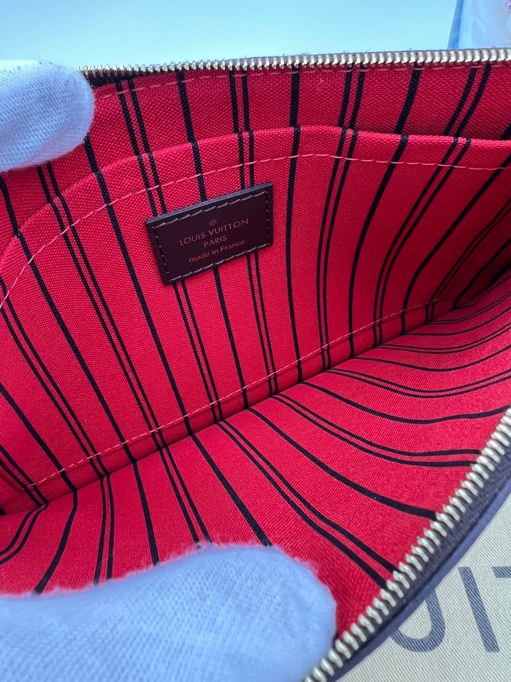 LOUIS VUITTON NEVERFULL GM DAMIER W/ POUCH