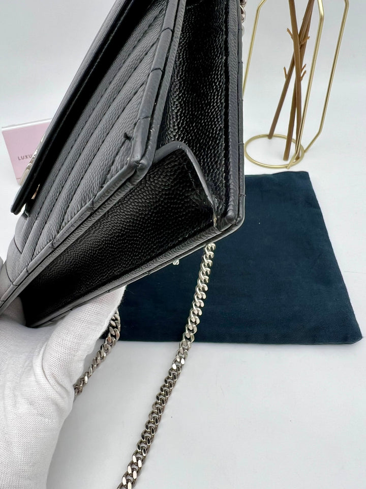 YVES SAINT LAURENT MONOGRAM ENVELOPE