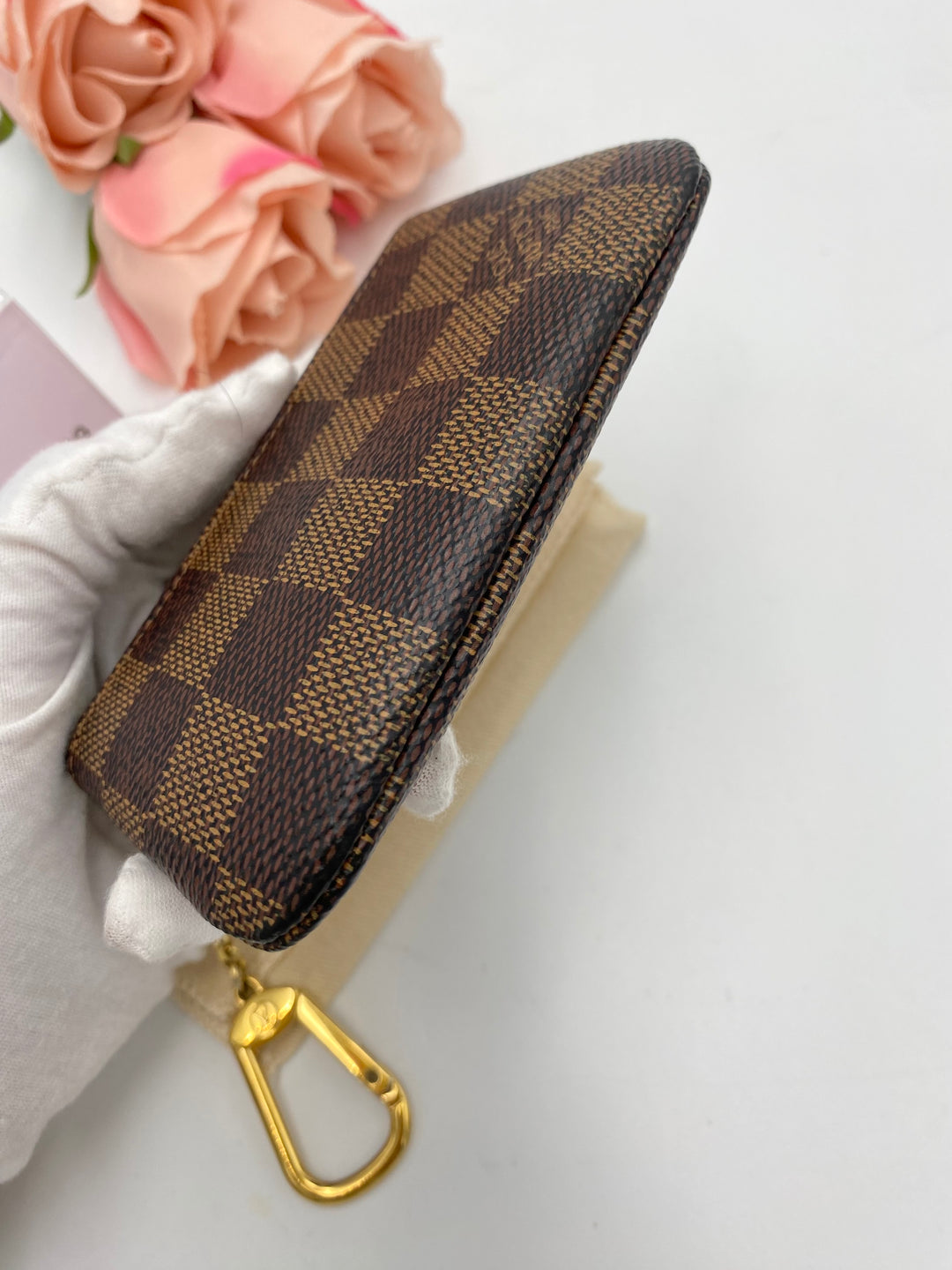 LOUIS VUITTON DAMIER EBENE KEY CASE