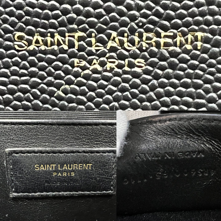 YVES SAINT LAURENT MEDIUM ENVELOPE LEATHER GHW