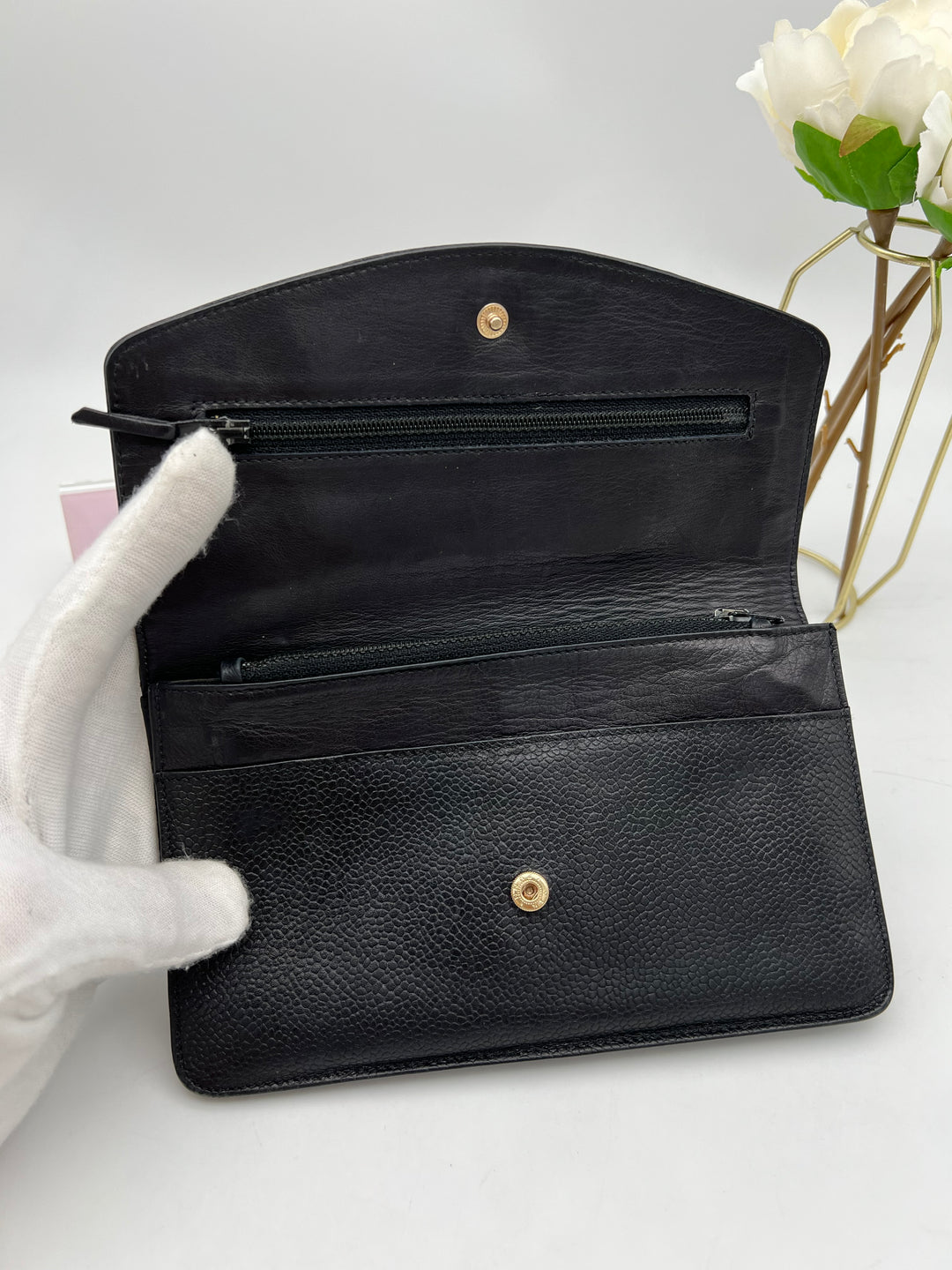 CHANEL CAVIAR TIMELESS CLUTCH