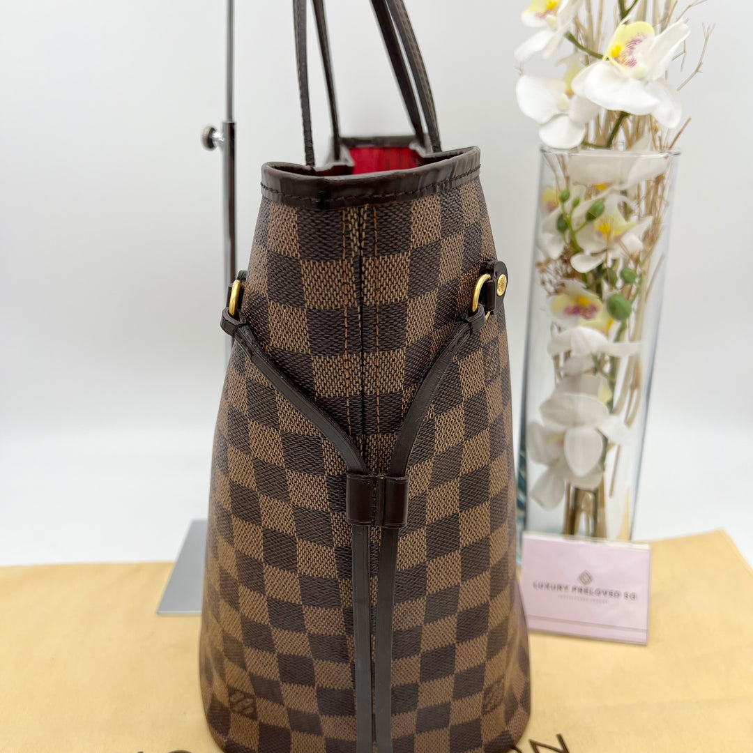 LOUIS VUITTON NEVERFULL MM DAMIER EBENE